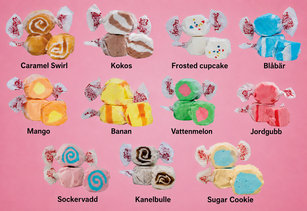 Salt Water Taffy 11 smaker/300g